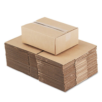 General Supply Fixed-depth Shipping Boxes, Regular Slotted Container (rsc), 12" X 9" X 4", Brown Kraft, 25-bundle freeshipping - TVN Wholesale